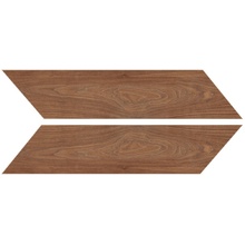 Marazzi Nobilis MQ94 Chevron Noce Classico Керамогранит 11x54 см, Италия, под дерево - фото 1 - фото 1