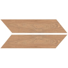 Marazzi Nobilis MQ96 Chevron Noce Naturale Керамогранит 11x54 см, Италия, под дерево - фото 1 - фото 1