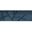 Marazzi Rice M96W Blu Dec Leaf Lux Керамогранит 5x15 см, Италия, ничего - фото 2