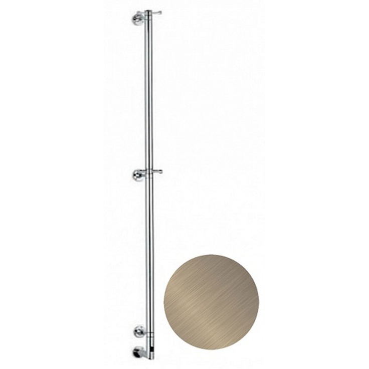 Margaroli Arcobaleno 616BBN-1650 Никель шлифованный Полотенцесушитель электрический 15x7,4x166 см, Италия - фото 1 Margaroli Arcobaleno 616BBN-1650 Никель шлифованный Полотенцесушитель электрический 15x7,4x166 см, Италия - фото 1