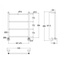 Margaroli Mini 34824704CRNS Хром 47х65 Полотенцесушитель водяной 13,5x53,5x65,9 см, Италия - фото 2