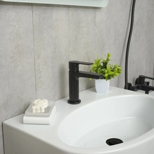 Mariani Kali A14380KL12 Для раковины Чёрный матовый Смеситель для раковины - фото 1 - 2 Mariani Kali A14380KL12 Для раковины Чёрный матовый Смеситель для раковины - фото 1 - фото 2