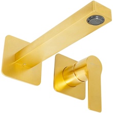 Mariani Kali B22565KLP Для раковины встраиваемый Золото матовое Смеситель для встраиваемых систем - фото 1 - фото 3