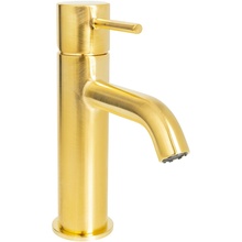 Mariani Next A22380NS12 Для раковины Золото брашированное Смеситель для раковины - фото 1 Mariani Next A22380NS12 Для раковины Золото брашированное Смеситель для раковины - фото 1 - фото 1