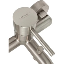 Mariani Next B16212NS Для ванны с душем Сталь Смеситель для ванны - фото 1 - фото 4