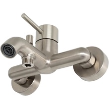 Mariani Next B16212NS Для ванны с душем Сталь Смеситель для ванны - фото 1 - 3 Mariani Next B16212NS Для ванны с душем Сталь Смеситель для ванны - фото 1 - фото 3