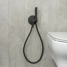 Mariani Next B14185NXW Чёрный матовый Смеситель с гигиеническим душем для встраиваемых систем - фото 1 - фото 4