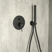 Mariani Next B14173NS Встраиваемый для душа и ванны Чёрный матовый Смеситель для ванны с душем - фото 1 - 2 Mariani Next B14173NS Встраиваемый для душа и ванны Чёрный матовый Смеситель для ванны с душем - фото 1 - фото 2