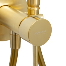 Mariani Next B22185NXW С гигиеническим душем Золото брашированное Смеситель для встраиваемых систем - фото 1 - фото 3