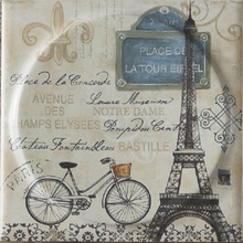 Mayolica Vintage Mix Moon Paris Настенная плитка 20x20 см, Испания - фото 1 - фото 1