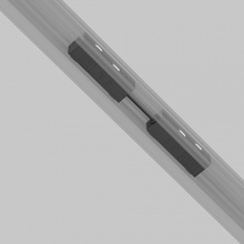 Maytoni Accessories For Tracks Exility TRA034CPC-42B-5-1 Комплектующее для светильников 15,2x1,7x1,9 см, Германия - фото 1 - фото 2