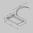 Maytoni Accessories For Tracks Radity TRA084B-11W Комплектующее для светильников 14,5x2,5x5,1 см, Германия - фото 6