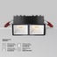 Maytoni Alfa LED DL043-02-10W3K-SQ-B-1 Встраиваемый светильник 12,6x6,5 см, Германия - фото 6