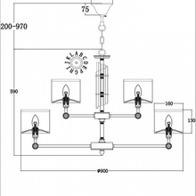 Maytoni Alloro MOD088PL-15BS Люстра подвесная Германия - фото 1 - фото 3