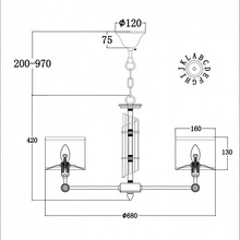 Maytoni Alloro MOD088PL-06BS Люстра подвесная Германия - фото 1 - фото 3