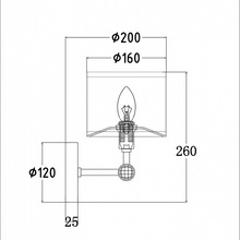 Maytoni Alloro MOD088WL-01BS Бра 20x26 см, Германия - фото 1 - фото 3