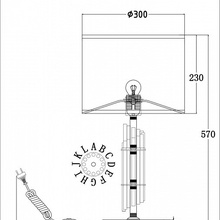 Maytoni Alloro MOD088TL-01BS Настольная лампа декоративная Германия - фото 1 - фото 4