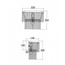 Maytoni Colonne MOD093WL-01BS Светильник 14x20 см, Германия - фото 3