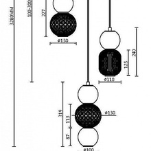 Maytoni Drop MOD273PL-L33CH3K Люстра подвесная Германия - фото 1 - фото 4