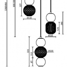 Maytoni Drop MOD273PL-L33G3K Люстра подвесная Германия - фото 1 - фото 4