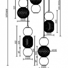 Maytoni Drop MOD273PL-L80G3K Люстра подвесная Германия - фото 1 - фото 3