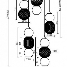 Maytoni Drop MOD273PL-L80CH3K Люстра подвесная Германия - фото 1 - фото 4