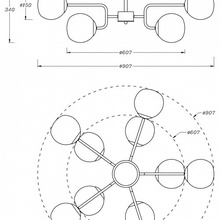 Maytoni Erich MOD221PL-10G Люстра Германия - фото 1 - фото 2