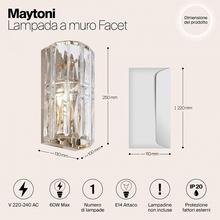 Maytoni Facet MOD094WL-01G Бра 13x25 см, Германия - фото 1 - фото 4