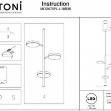 Maytoni Fad MOD070PL-L18B3K Светильник Германия - фото 1 - фото 4