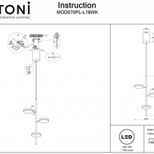 Maytoni Fad MOD070PL-L18WK Светильник Германия - фото 1 - фото 4