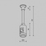 Maytoni Flarity TRA155CW-SL1-PT Комплектующее для светильников 2,9x2,9x14,9 см, Германия - фото 4