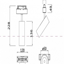 Maytoni Focus LED TR019-2-10W3K-W Трековый светильник 13,6x12x22,8 см, Германия - фото 1 - фото 4