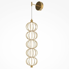 Maytoni Golden Cage MOD216WL-L10G3K Бра 13,9x69,8 см, Германия - фото 1 - 2 Maytoni Golden Cage MOD216WL-L10G3K Бра 13,9x69,8 см, Германия - фото 1 - фото 2