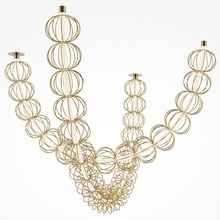 Maytoni Golden Cage MOD216PL-L42G3K Потолочный светильник 153,7x84 см, Германия - фото 1 - фото 1