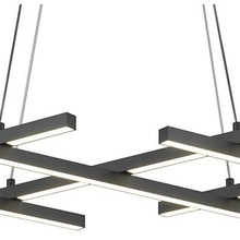 Maytoni Halo MOD244PL-L50BK Люстра подвесная 103,5x30x27 см, Германия - фото 1 - фото 4