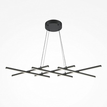 Maytoni Halo MOD244PL-L50BK Люстра подвесная 103,5x30x27 см, Германия - фото 1 - фото 2