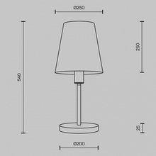 Maytoni Лира MOD483TL-01BS Настольная лампа декоративная Германия - фото 1 - фото 3
