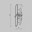 Maytoni Marmo MOD099WL-02G Настенный светильник 55x11,5 см, Германия - фото 4 Maytoni Marmo MOD099WL-02G Настенный светильник 55x11,5 см, Германия - фото 4