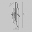 Maytoni Marmo MOD099WL-02G2 Настенный светильник 67x13 см, Германия - фото 4 Maytoni Marmo MOD099WL-02G2 Настенный светильник 67x13 см, Германия - фото 4