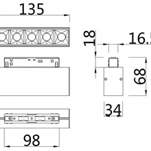 Maytoni Points TR014-2-10W3K-W Светильник 13,5x3,4x6,8 см, Германия - фото 1 - фото 3