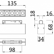 Maytoni Points TR014-2-10W4K-W Светильник 13,5x3,4x6,8 см, Германия - фото 1 - фото 3