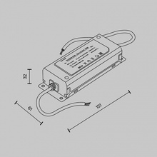 Maytoni Power Supply Parity TRA130DR-100W Комплектующее для светильников 15,1x6,1x3,2 см, Германия - фото 1 - фото 3
