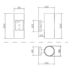 Maytoni Rando O419WL-02GR Светильник 9,5x26 см, Германия - фото 1 - фото 3