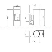 Maytoni Rando O419WL-02B Уличный светильник 9,5x26 см, Германия - фото 1 - фото 4