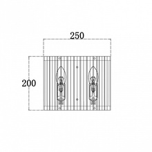 Maytoni Solar MOD087WL-02G Светильник 25x20 см, Германия - фото 1 - фото 3
