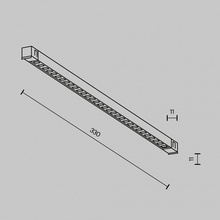 Maytoni Точки TR241-2-6W4K-B Светильник 33x1,1x1,1 см, Германия - фото 1 - фото 4