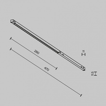 Maytoni Точки TR241-4-6WTW-DD2-B Светильник 47x1,1x1,1 см, Германия - фото 1 - фото 4