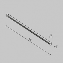 Maytoni Точки TR241-2-12W4K-B Светильник 61x1,1x1,1 см, Германия - фото 1 - фото 4