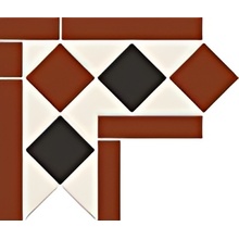 Metlah.Store Border М6121/6302/6102/7113-У №1 на сетке, угловой элемент Бордюр 21,7x21,7 см, Россия - фото 1 - фото 1