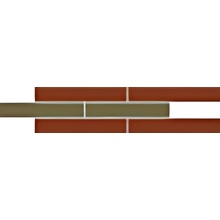 Metlah.Store Border М6121/6721-Л №3 на сетке, прямой элемент Бордюр 7,6x30,5 см, Россия - фото 1 - фото 1